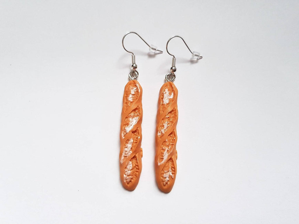 Baguette Earrings, Bread Earrings, Mini Food Earrings, Silly Earrings, Odd Earrings, Weird Earrings, Bespoke Earrings, Playful Earrings
