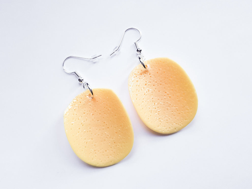 Crisp Earrings, Crisp Jewellery, Odd Earrings, Novelty Food Earrings, Playful Earrings, Mini Food Earrings,Weird Earrings,Eccentric Earrings