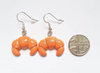 Croissant Earrings, Croissant Jewellery, Pastry Earrings, Mini Food Earrings, Breakfast Earrings, Dessert Earrings, Odd Earrings