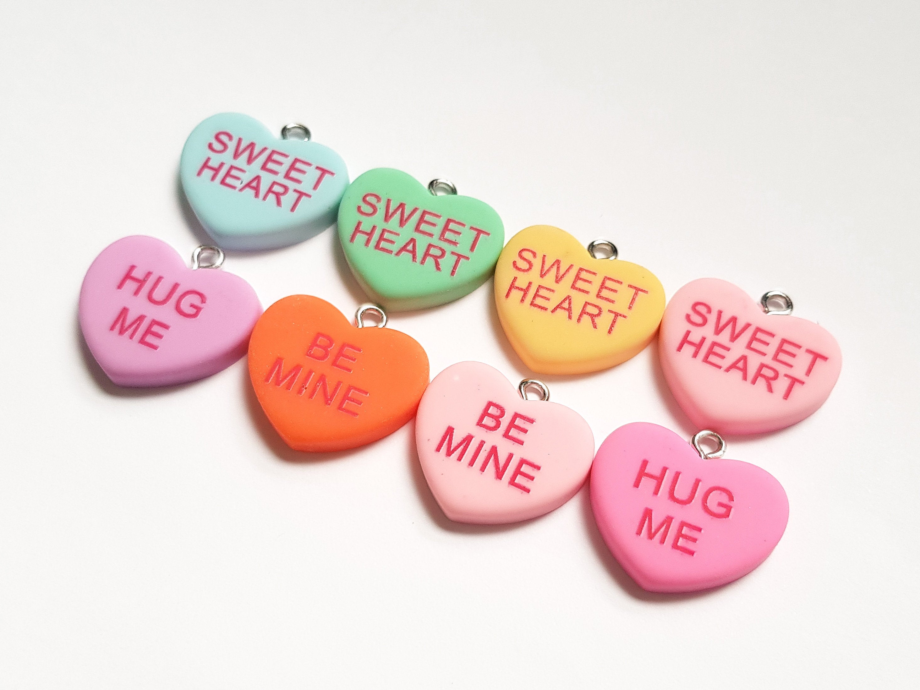 Heart Sweet Earrings (Single Pair), Mismatched Earrings, Candy Earrings, Mini Food Earrings, Snack Earrings, Dessert Earrings,Funny Earrings