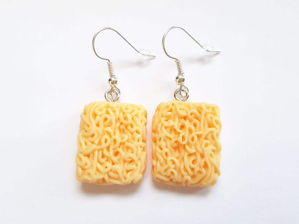 Noodle Earrings, Mini Food Earrings, Snack Earrings, Miniature Food Earrings, Lunch Earrings, Original Charm Earrings, Weird Earrings