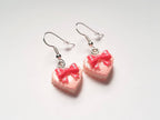 Birthday Cake Earrings, Dessert Earrings, Mini Food Earrings, Fun Party Earrings, Snack Earrings, Miniature Food Earrings,Fun Charm Earrings