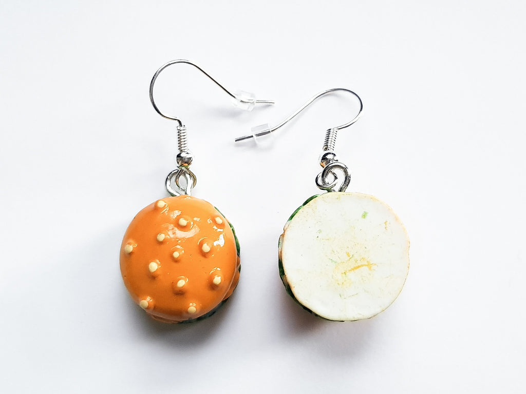 Burger Earrings, Burger Jewellery, Mini Food Earrings, Odd Earrings, Novelty Earrings, Weird Earrings, Quirky Earrings, Junk Food Earrings