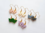 Acrylic Butterfly Earrings, Small Butterfly Earrings, Butterfly Charm Earrings, Acrylic Butterfly Jewellery, Fun Summer Earrings