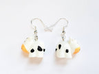 Cow Earrings, Farm Earrings, Cow Jewellery, Moo Earrings, Odd Earrings, Silly Earrings, Weird Earrings, Playful Earrings, Fun Charm Earrings