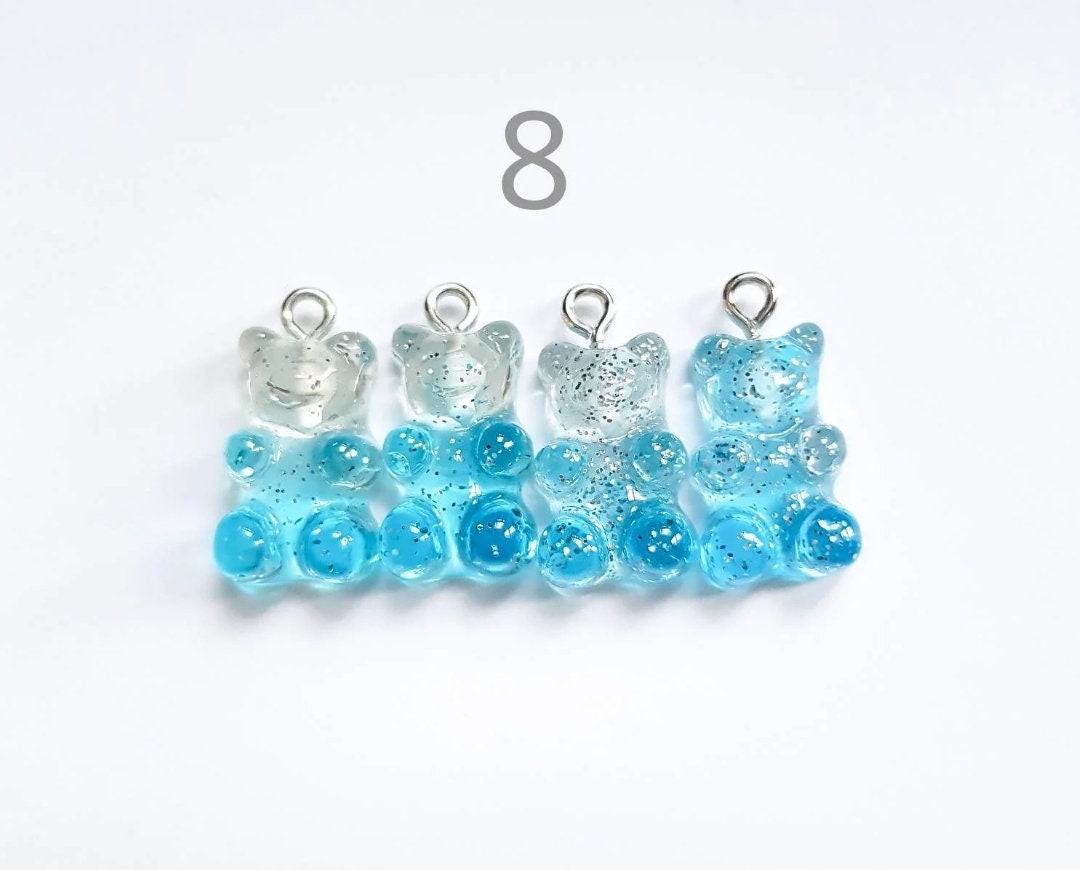 Gummy Bear Earrings, Ombre Earrings, Sweet Earrings, Mini Food Earrings, Bespoke Earrings, Candy Earrings, Weird Earrings, Quirky Earrings