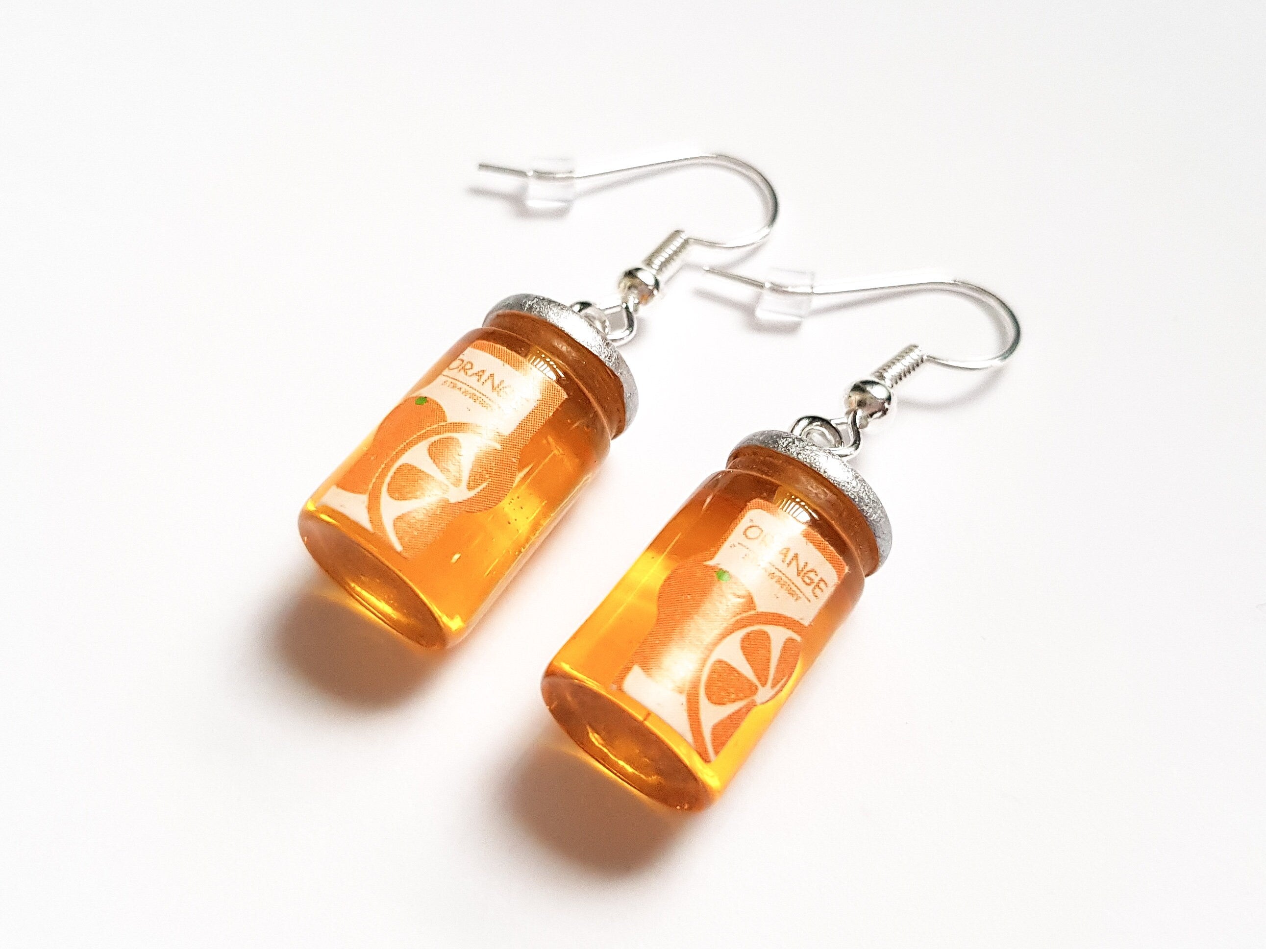 Marmalade Earrings, Jam Earrings, Mini Food Earrings, Breakfast Earrings, Miniature Food Earrings, Novelty Earrings, Weird Earrings