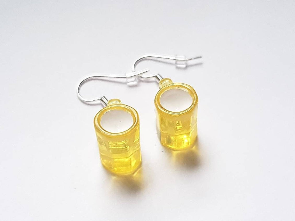Beer Earrings, Beer Mug Earrings, Alcohol Earrings, Beer Jewellery, Pint Earrings, Fun Party Earrings, Novelty Earrings, Weird Earrings