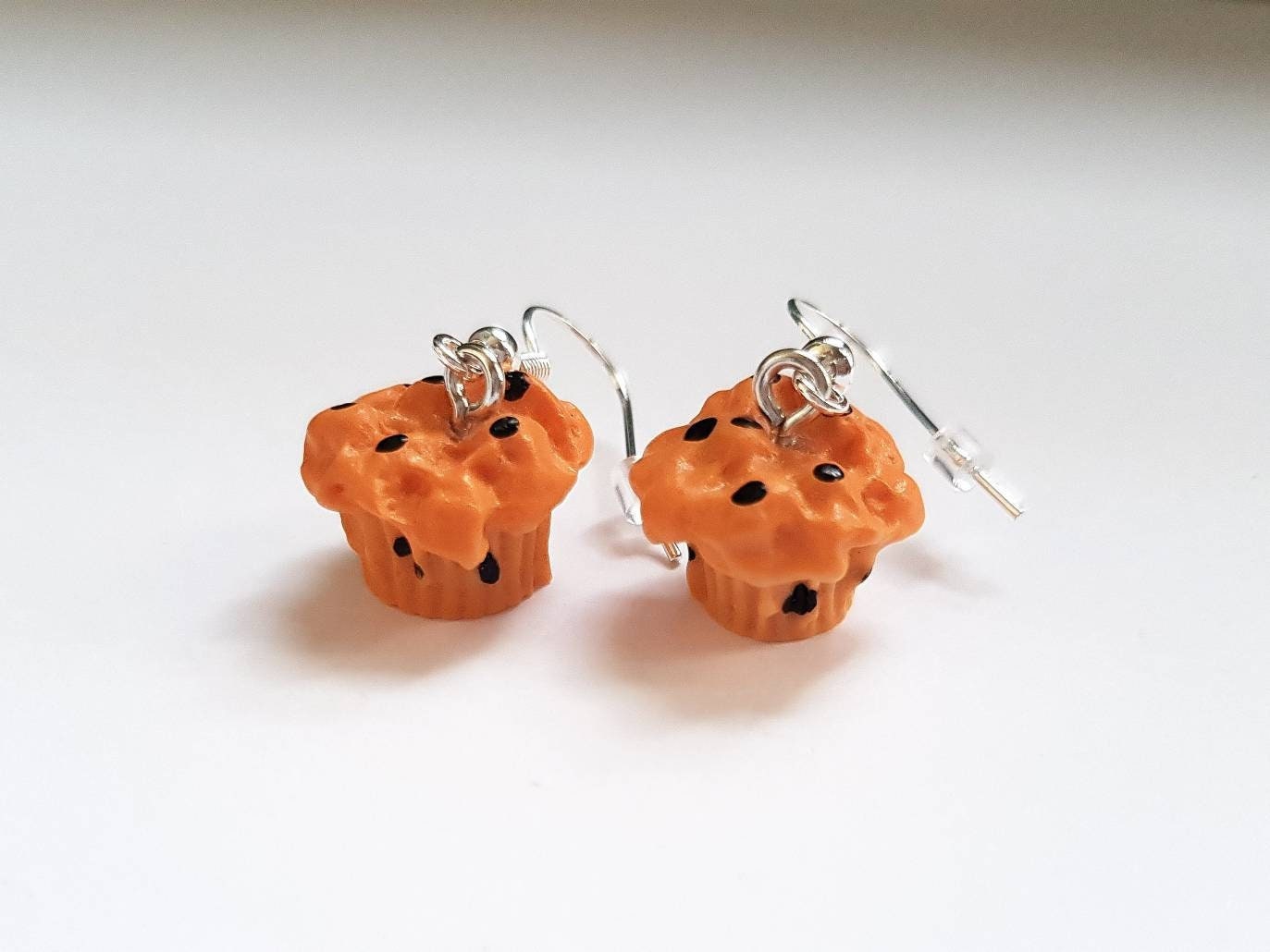 Muffin Earrings, Cupcake Earrings, Dessert Earrings, Mini Food Earrings, Breakfast Earrings, Snack Earrings, Miniature Food Earrings