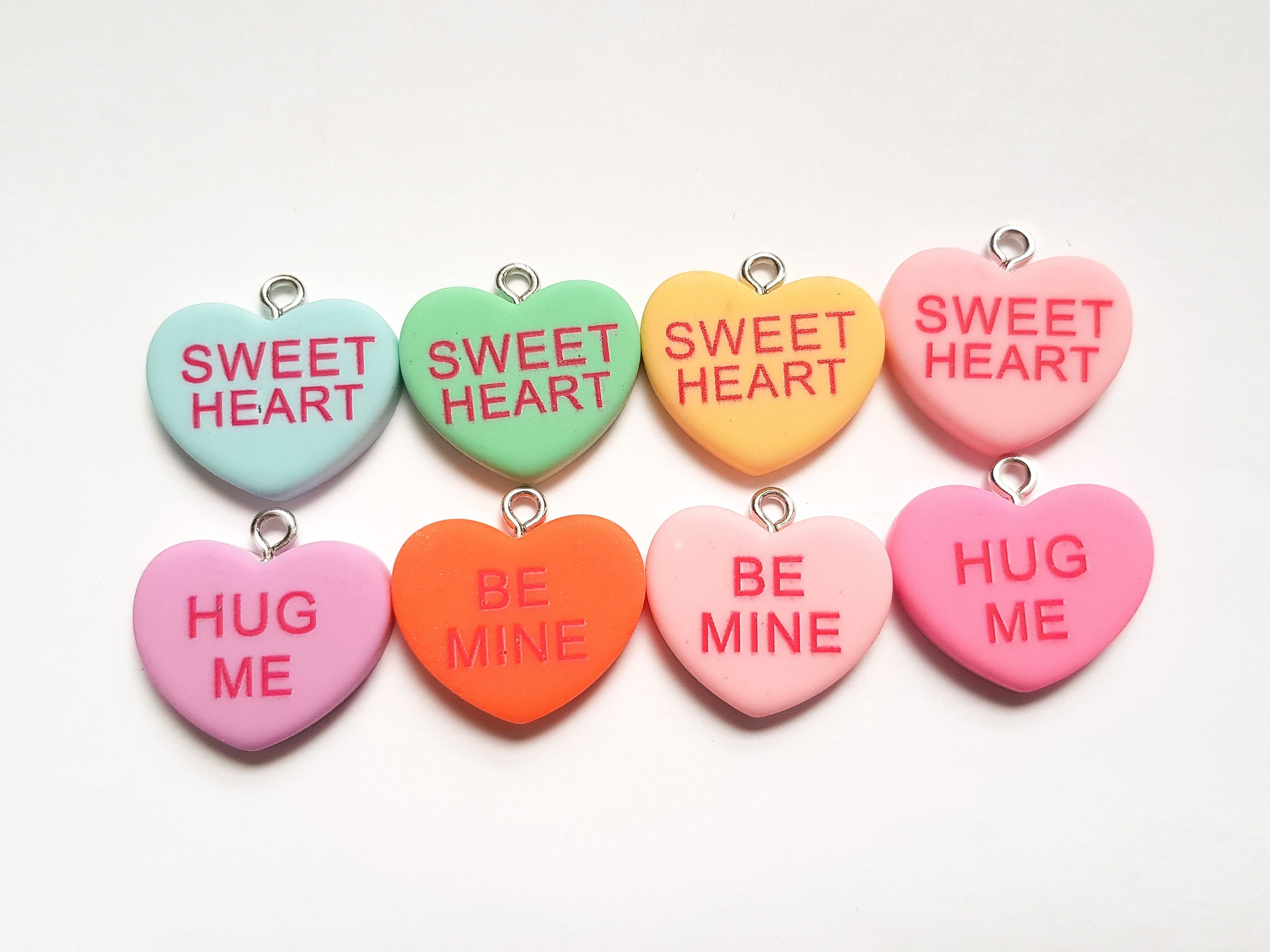 Heart Sweet Earrings (Single Pair), Mismatched Earrings, Candy Earrings, Mini Food Earrings, Snack Earrings, Dessert Earrings,Funny Earrings