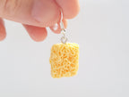 Noodle Earrings, Mini Food Earrings, Snack Earrings, Miniature Food Earrings, Lunch Earrings, Original Charm Earrings, Weird Earrings