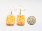 Noodle Earrings, Mini Food Earrings, Snack Earrings, Miniature Food Earrings, Lunch Earrings, Original Charm Earrings, Weird Earrings
