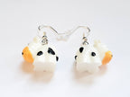 Cow Earrings, Farm Earrings, Cow Jewellery, Moo Earrings, Odd Earrings, Silly Earrings, Weird Earrings, Playful Earrings, Fun Charm Earrings
